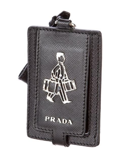 Prada Saffiano Luggage Tag 